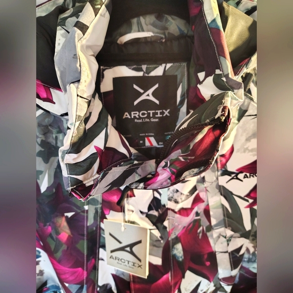 New Women Arctix Blizzard Floral Jacket Size Medium 8-10 - Picture 4 of 4
